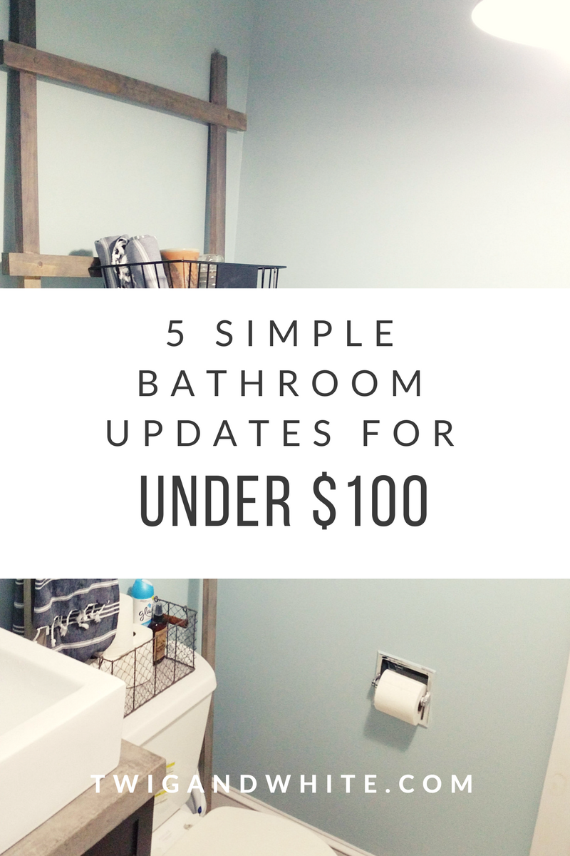 5 Simple Bathroom Updates for Little or No Money