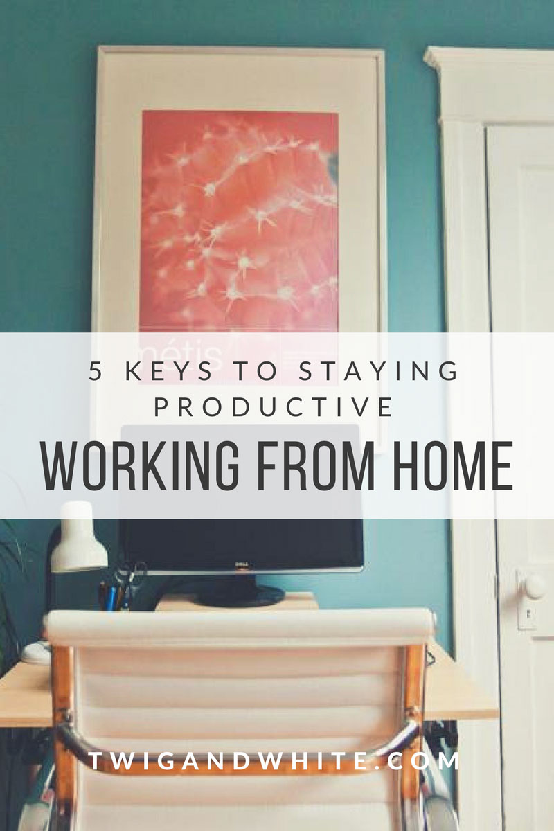 5 Keys to Staying Productive Working From Home