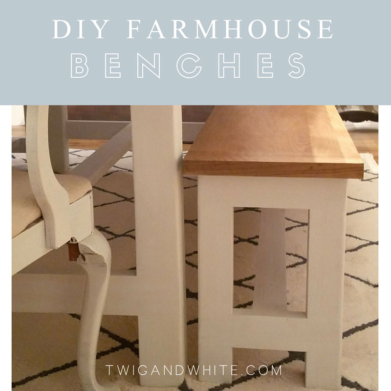 DIY Benches to Match Our Farmhouse Table
