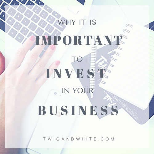 Why it is Important to Invest in Your Business