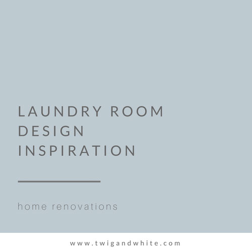 Laundry Room Design Inspiration