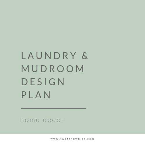 Laundry and Mudroom Design Plan
