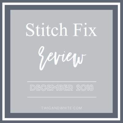 Stitch Fix December 2018