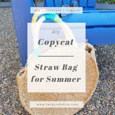 DIY Copycat Straw Bag