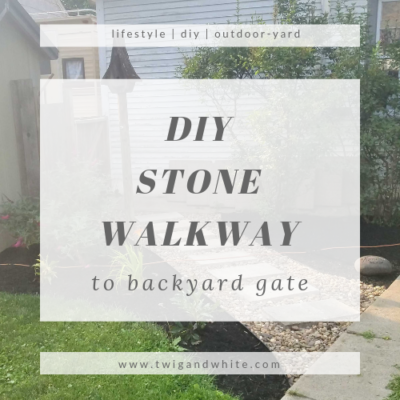 Backyard Projects: Stepping Stone Walkway