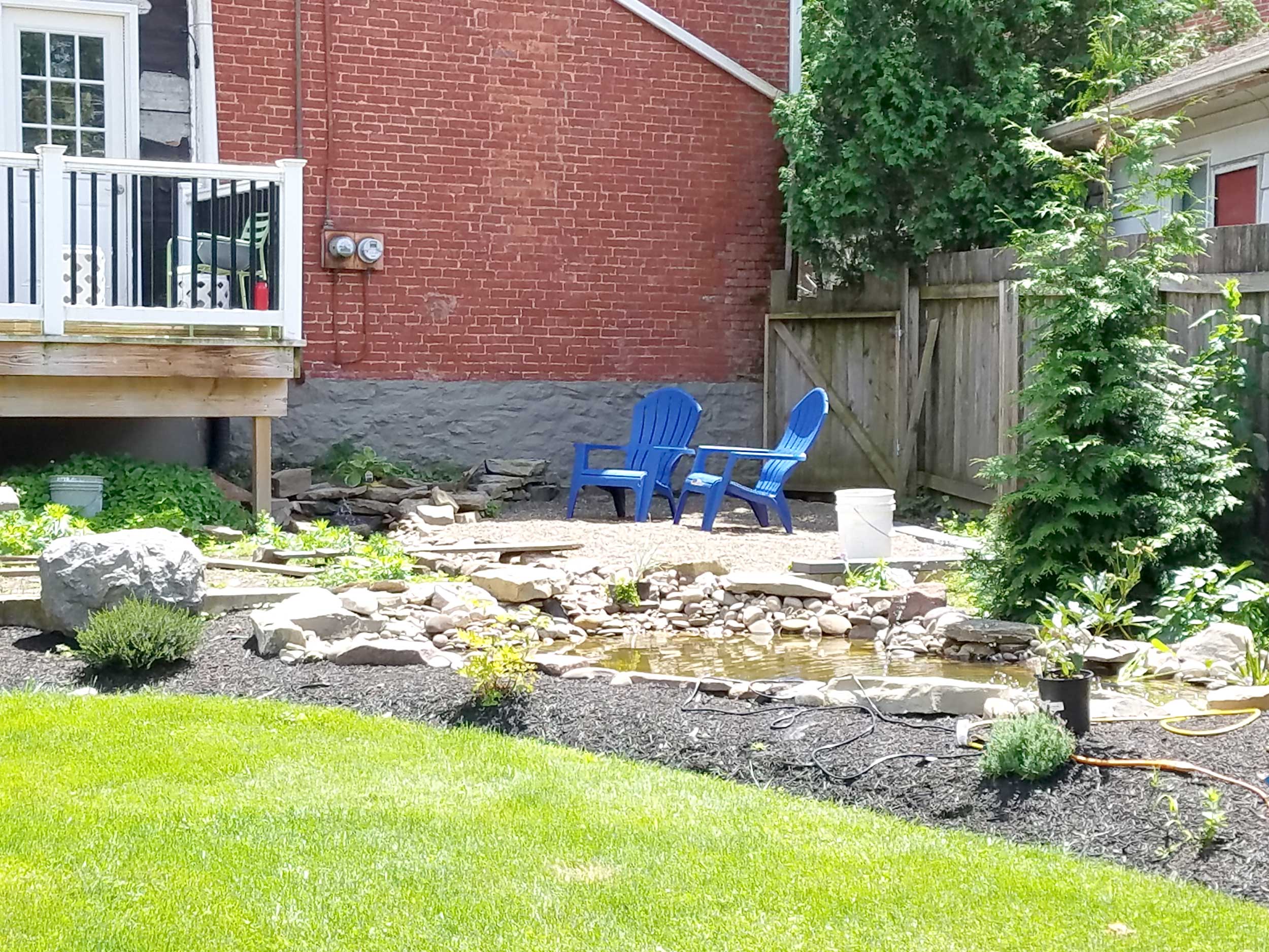 backyard progress