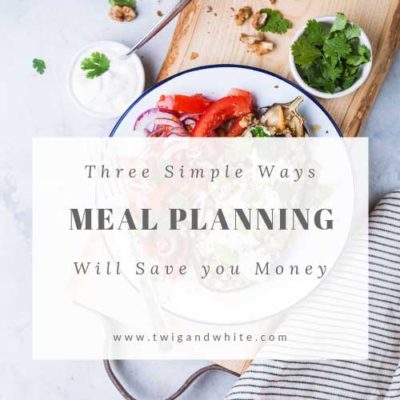 Three Simple Ways Meal Planning Can Save you Money
