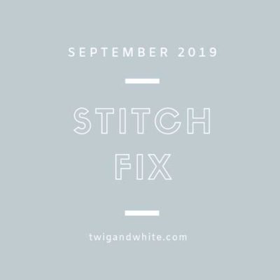 Stitch Fix Reveal – September 2019