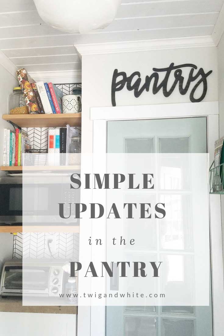 simple pantry updates