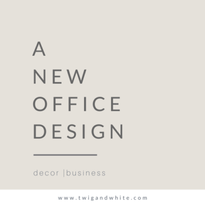 A New Office Design