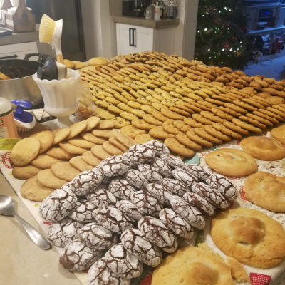 Holiday Traditions: Baking Cookies and our Annual Tree Cutting