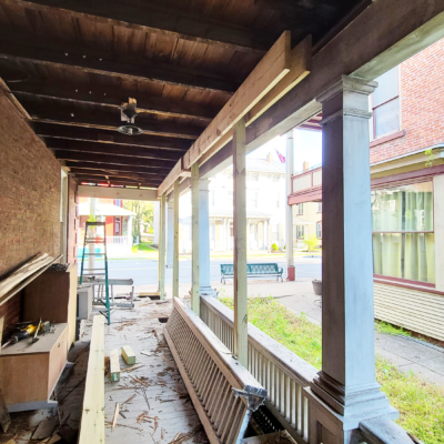 Side Porch Progress: Replacing the Roof