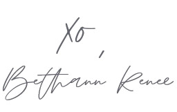 Preparing to Take the Leap: Twig and White will soon be Bethann Renee Design