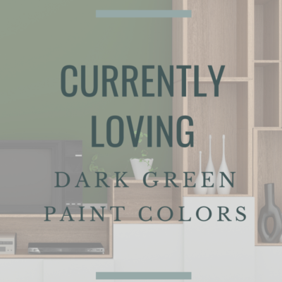 Currently Loving:  Deep Green