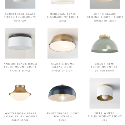 Currently Hunting: Flush Mount Lighting