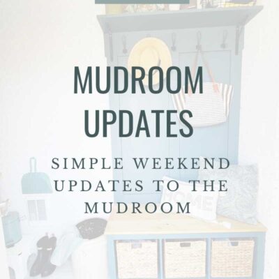 Weekend Project: Mudroom Makeover