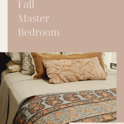 Classic & Moody Fall Master Bedroom