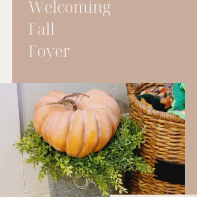Warm and Welcoming Fall Foyer