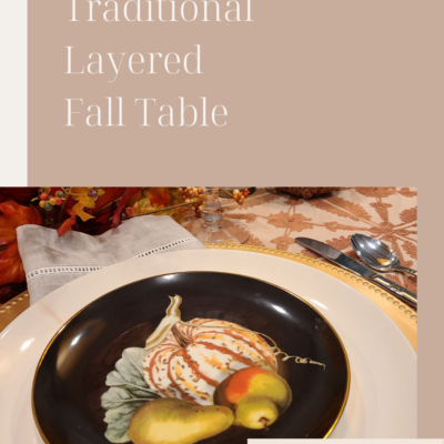 Easy Traditional Layered Fall Table