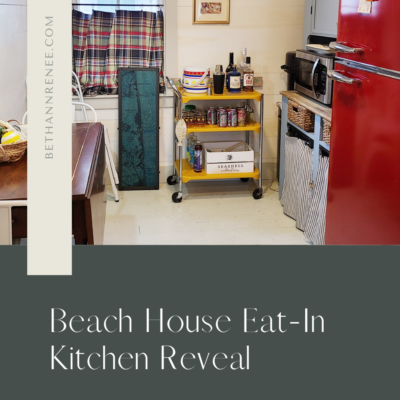 Beach House Dining room and Eat-In Kitchen Reveal