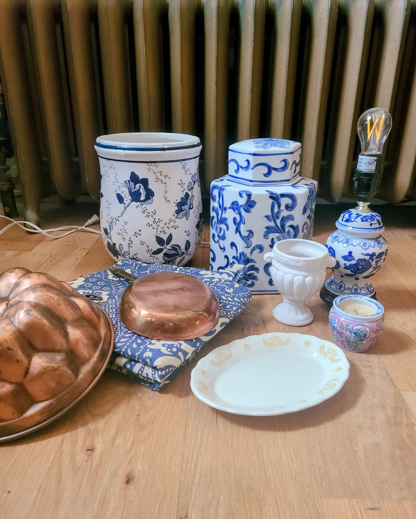 thrifted and second hand shopping