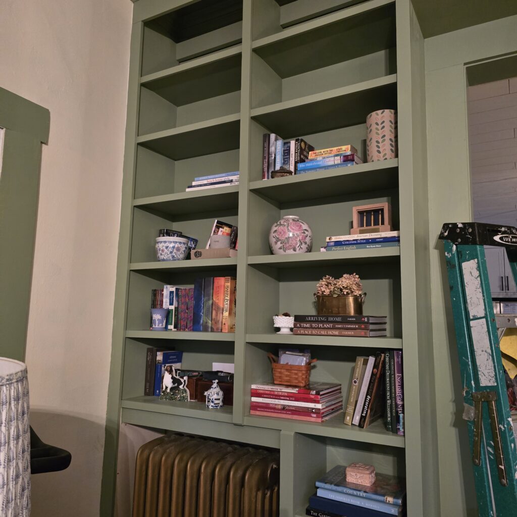 Behind the Scenes of Our Latest Project Built-In Bookshelves in the Family Room
