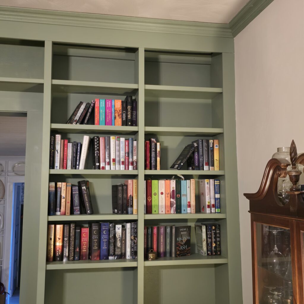 Behind the Scenes of Our Latest Project Built-In Bookshelves in the Family Room