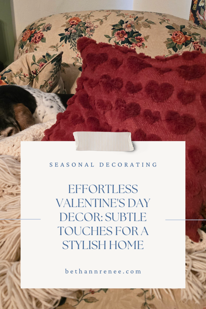 Effortless Valentine's Day Decor: Subtle Touches for a Stylish Home