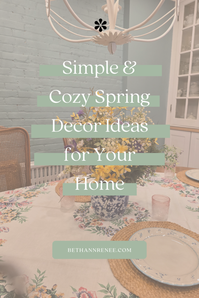 Simple & Cozy Spring Decor Ideas for Your Home