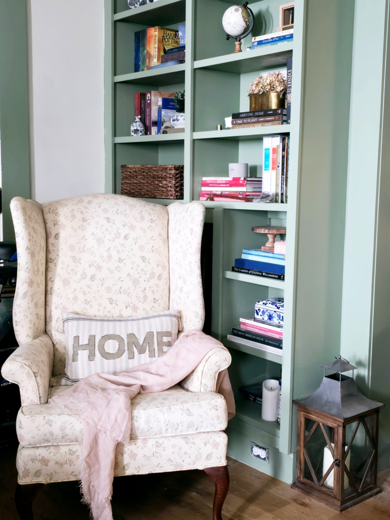 Our Living Room Bookshelves Reveal – A Cozy, Collected Library-Inspired Space