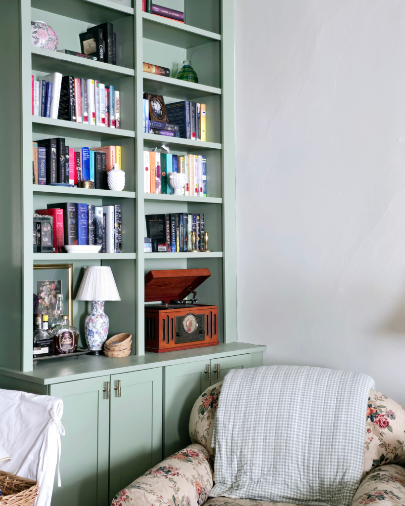Our Living Room Bookshelves Reveal – A Cozy, Collected Library-Inspired Space