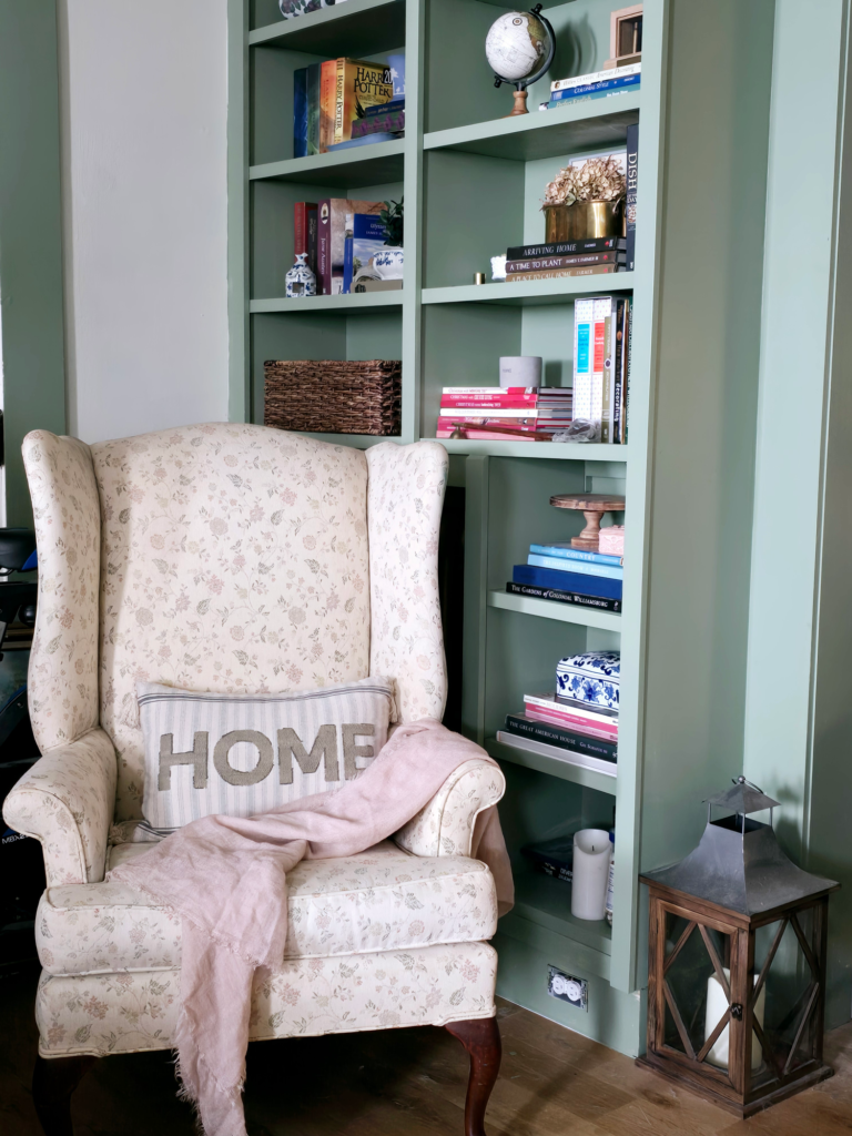 Our Living Room Bookshelves Reveal – A Cozy, Collected Library-Inspired Space