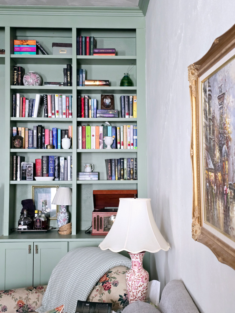 Our Living Room Bookshelves Reveal – A Cozy, Collected Library-Inspired Space
