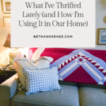 What I've Thrifted Lately (and How I'm Using It in Our Home)
